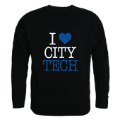 W Republic NY City Tech Yellow Jackets I Love Crewneck 552-664