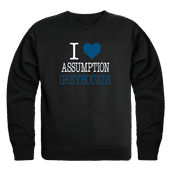 W Republic Assumption University Greyhounds I Love Crewneck 552-734