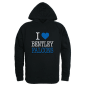 W Republic Bentley University Falcons I Love Hoodie 553-483 BLACK Primary