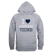 W Republic Augustana Vikings I Love Hoodie 553-500 HEATHER GREY Primary