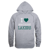 W Republic Mercyhurst Lakers I Love Hoodie 553-540 HEATHER GREY Primary