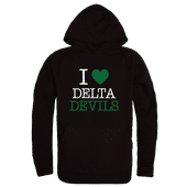 W Republic Mississippi Valley State Delta Devils & Devilettes I Love Hoodie 553-545 BLACK Primary