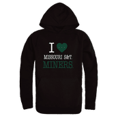 W Republic Missouri S&T Miners I Love Hoodie 553-548 BLACK Primary