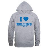W Republic Rollins College Tars I Love Hoodie 553-577 HEATHER GREY Primary