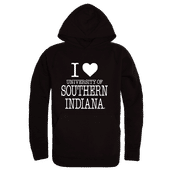 W Republic Southern Indiana Screaming Eagles I Love Hoodie 553-586 BLACK Primary
