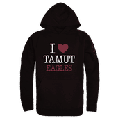 W Republic Texas A&M-Texarkana Eagles I Love Hoodie 553-596 BLACK Primary