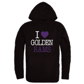 W Republic West Chester Rams I Love Hoodie 553-603 BLACK Primary
