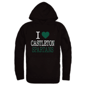 W Republic Castleton Spartans I Love Hoodie 553-626 BLACK Primary
