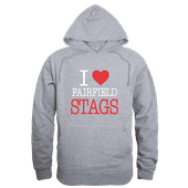 W Republic Fairfield Stags I Love Hoodie 553-641 HEATHER GREY Primary