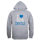 W Republic Fredonia Blue Devils I Love Hoodie 553-645 HEATHER GREY Primary