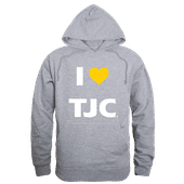 W Republic Tyler Junior College Apaches I Love Hoodie 553-680 HEATHER GREY Primary