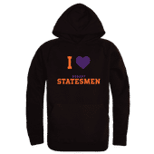 W Republic Hobart & William Smith Colleges William Smith Herons I Love Hoodie 553-700 BLACK (BLK) Primary