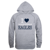 W Republic Carson-Newman Eagles I Love Hoodie 553-702 HEATHER GREY Primary