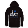W Republic South Dakota State Jackrabbits I Love Hoodie 553-707 BLACK Primary