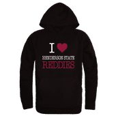 W Republic Henderson State Reddies I Love Hoodie 553-719 BLACK Primary