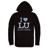 W Republic Lincoln University Blue Tigers I Love Hoodie 553-720 BLACK Primary