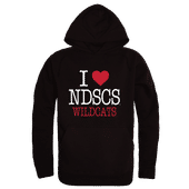 W Republic NDSCS Wildcats I Love Hoodie 553-724 BLACK Primary