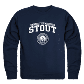 W Republic Wisconsin Stout Blue Devils Crewneck 568-413