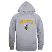 W Republic West Virginia State Yellow Jackets Hoodie 569-404 HEATHER GREY Primary