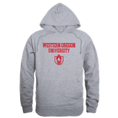 W Republic Western Oregon Wolves Hoodie 569-406 HEATHER GREY Primary