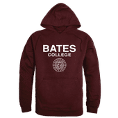 W Republic Bates College Bobcats Hoodie 569-615 MAROON Primary