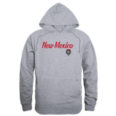 W Republic New Mexico Lobos Script Hoodie 558-182 HEATHER GREY Primary