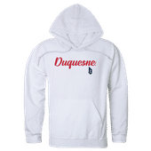 W Republic Duquesne Dukes Script Hoodie 558-293 WHITE Primary