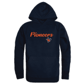 W Republic Utica College Pioneers Script Hoodie 558-492 NAVY Primary