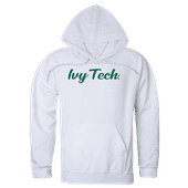 W Republic Ivy Tech Script Hoodie 558-526 WHITE Primary