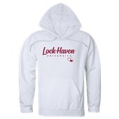 W Republic Lock Haven University Bald Eagles Script Hoodie 558-533 WHITE Primary