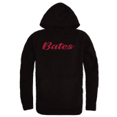 W Republic Bates College Bobcats Script Hoodie 558-615 BLACK Primary