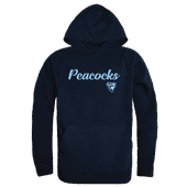 W Republic Upper Iowa Peacocks Script Hoodie 558-681 NAVY Primary
