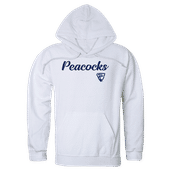 W Republic Upper Iowa Peacocks Script Hoodie 558-681 WHITE Primary