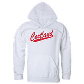 W Republic SUNY Cortland Red Dragons Script Hoodie 558-712 WHITE Primary