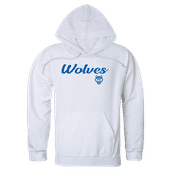 W Republic UWG Wolves Wolves Script Hoodie 558-713 WHITE Primary