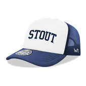 W Republic Wisconsin Stout Blue Devils Game Day Printed Hat 1042-413