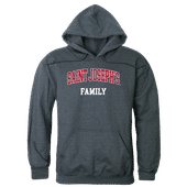 W Republic Saint Joseph's Hawks Family Hoodie 573-232 HEATHER CHARCOAL Primary
