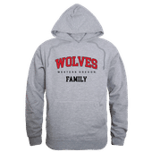 W Republic Western Oregon Wolves Family Hoodie 573-406 HEATHER GREY Primary