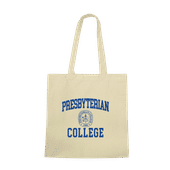 W Republic Presbyterian College Blue Hose Institutional Tote Bags Natural 1102-472