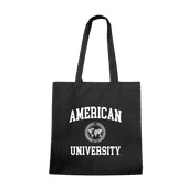 W Republic American University Eagles Institutional Tote Bags Natural 1102-498