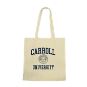 W Republic Carroll University Pioneers Institutional Tote Bags Natural 1102-508