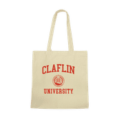 W Republic Claflin Panthers Institutional Tote Bags Natural 1102-511