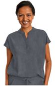 Healing Hands Women's Journey Mandarin Collar Scrub Top 2152