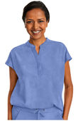 Healing Hands Women's Journey Mandarin Collar Scrub Top 2152