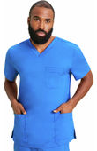 Healing Hands Men's Jake Solid Scrub Top 2331