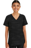 Healing Hands Women's Joy V-Neck Camo Scrub Top 2353