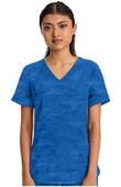 Healing Hands Women's Joy V-Neck Camo Scrub Top 2353