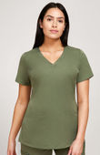Healing Hands Women's Monica V-Neck Solid Scrub Top 2500