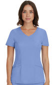 Healing Hands Women's Madison Mock Wrap Solid Scrub Top 2525