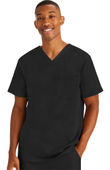 Healing Hands Men's Mason Solid Scrub Top 2591